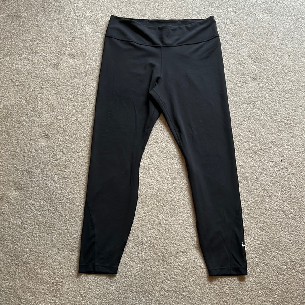 Nike womens used leggings size XL black